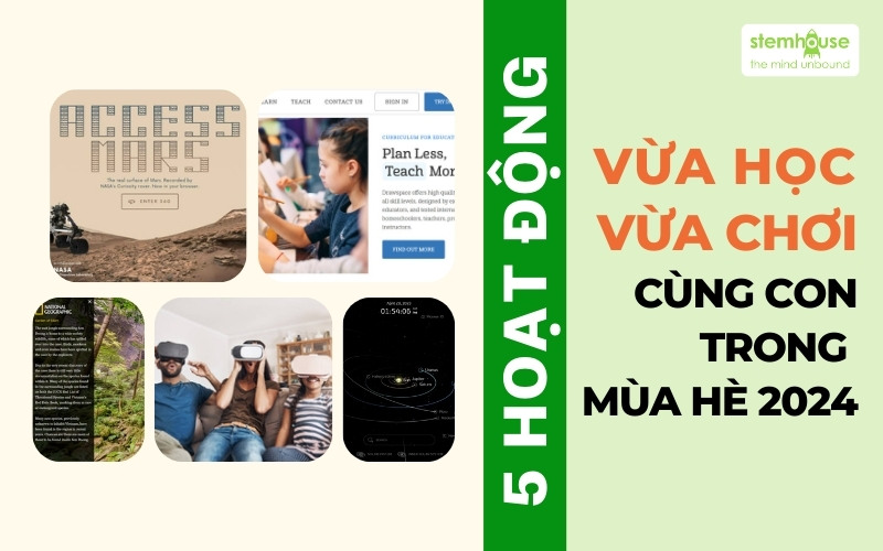 5 HOẠT ĐỘNG VỪA HỌC VỪA CHƠI