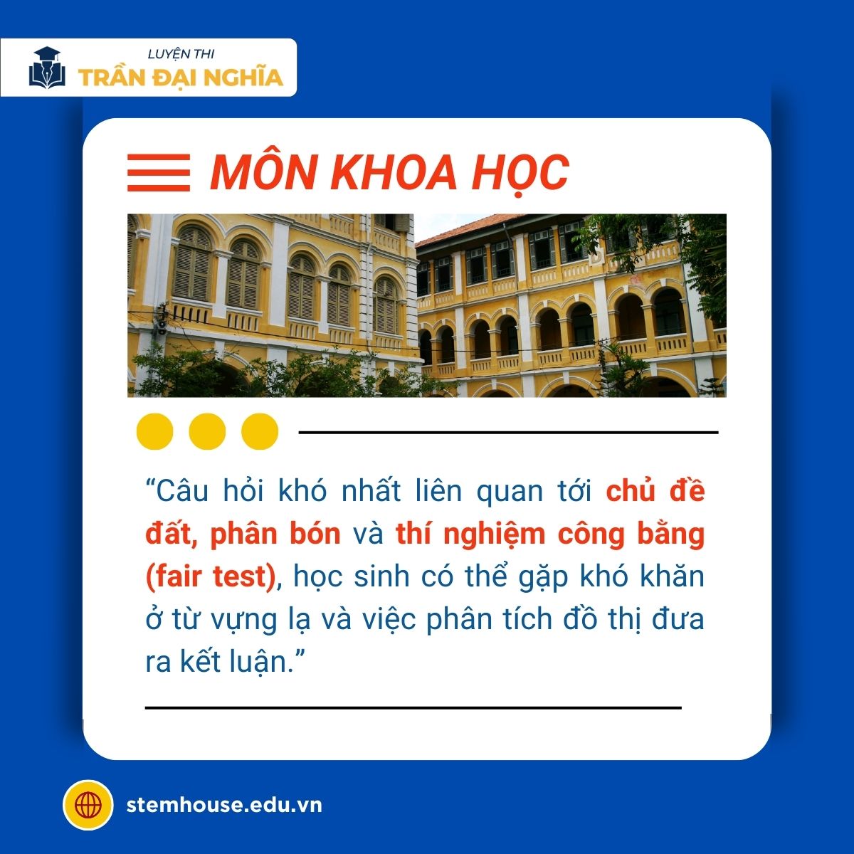 Môn Khoa học