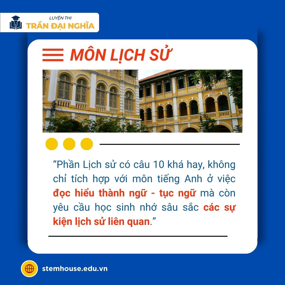 Môn Lịch sử