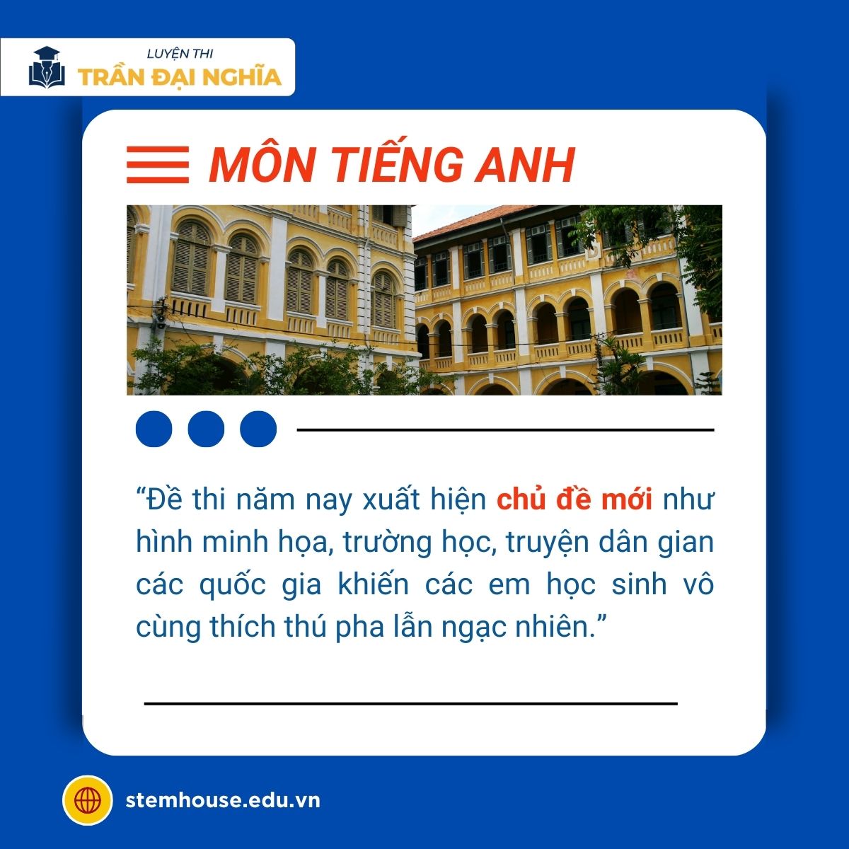 Môn Tiếng Anh