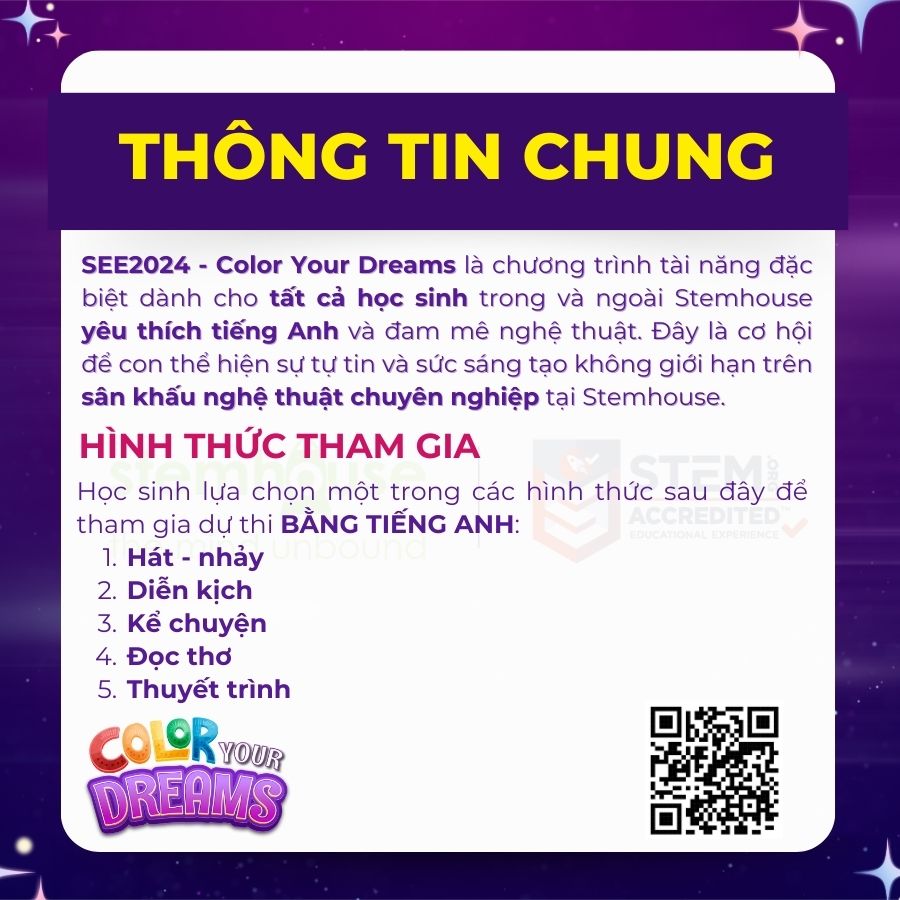 Thông tin Stemhouse English Excellent