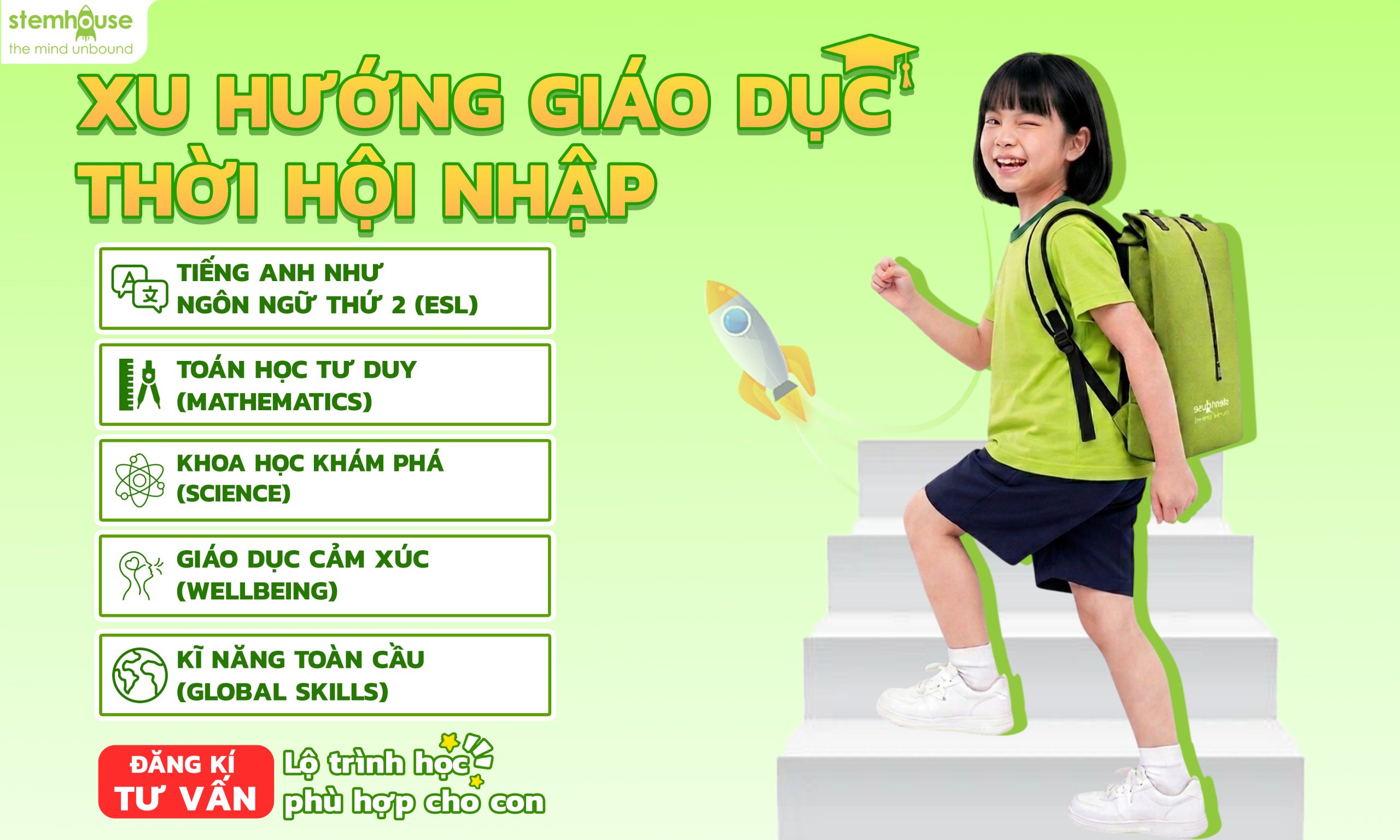 XU HƯỚNG GIÁO DỤC HIỆN ĐẠI: BA MẸ ĐÃ CHUẨN BỊ ĐÚNG HÀNH TRANG CHO CON? 