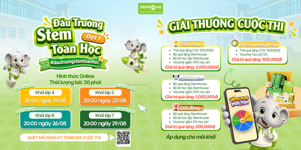 Đấu trường STEM Toán Học - Đợt 1